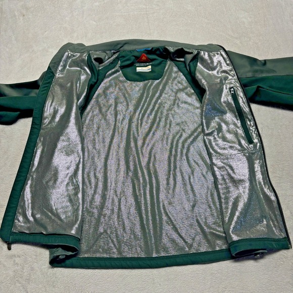 COLUMBIA Jacket OMNI-WIND Block‎ OMNI-HEAT Mens M Breathable Windproof Green - Picture 4 of 8